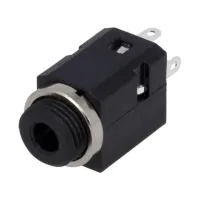 3.5mm stereo socket for panel with switch