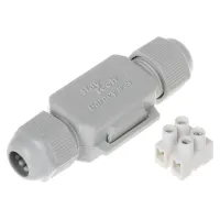 Коробка с гелем для изоляции проводов/соединений 2*2.5mm2 с клеммой IP68