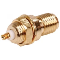 SMA разъем пайка для панели золоченое