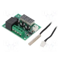 Термостат-модуль 48x40x15mm, 12VDC 10A -50°C...110°C