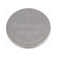Patarei 3V BR3032 li-ion Ø30x3.2mm 500mAh