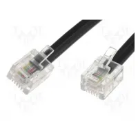 Telephone wire 10m RJ11 Black