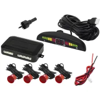 Парковочные датчики CPW4 4 датчика LED 0..2.5м Красные датчики