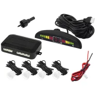 Парковочные датчики CPW4 4-датчика LED 0..2.5m Белые датчики