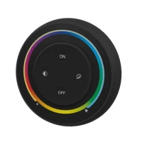 Juhtpult magnetiga seina RGB+CCT RF 2.4GHz ümmargune MiBoxer Must