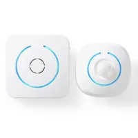 Alarm juhtmeta PIR anduriga 6xAA, kuni 80m, Valge