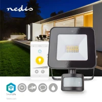 SmartLife Floodlight PIR 20W WiFi WW/CW 1500lm IOS Android, Alexa