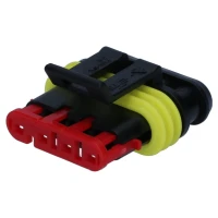 Водонепроницаемый разъём "мама" 4 контакта IP67