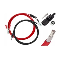 Провода для управления солнечными панелями с крокодилами MC4 2,5 мм² 4 м