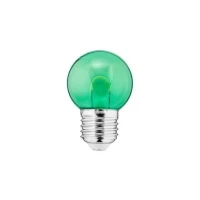 LED Color Bulb 1W G45 230VAC 20Lm PC green clear FILAMENT U