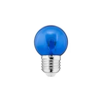 LED Color Bulb 1W G45 230VAC 10Lm PC blue clear FILAMENT U