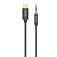 3.5mm to USB-C audio cable 1.2m Baseus black