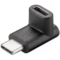 USB-C™ to USB-C™ 3.0 Adapter 90°, black