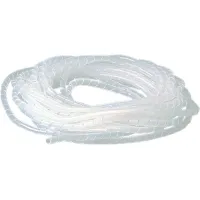 Organizer protective spiral for wires cable 4-25mm 10m Transparent