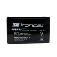 Pliiaku 12V 9.0Ah High Rate 151*65*95mm klemm 6.35mm (T2) Ironcell