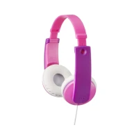 JVC Tinyphones HA-KD7 Kids Wired On-Ear Headphones - Pink