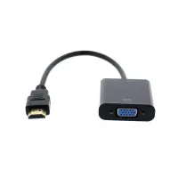 HDMI -> VGA adapter converter audio 1920*1080 black