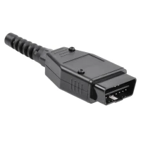 OBD II штекер для кабеля/провода 16-pin