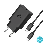 USB зарядное устройство USB-C порты 30W TurboPower30 USB-C - USB-C кабель 1м черный