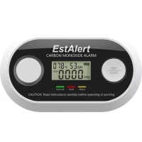 EstAlert Smart Carbon Monoxide Detector, temp, RH, Wifi, 10yr