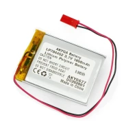 Li-Po Battery 3.7V 1850mAh 7.5x45x54.5mm wires JST SYR-02T connector