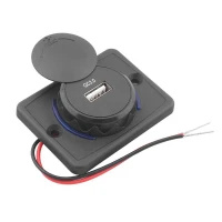 USB-A Panel Adapter for Car 12-24V QC3.0 18W