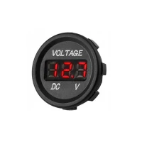 Digitaalne paneeli voltmeeter 6-30V DC punased numbrid