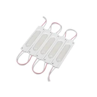 LED modules 5 pcs, 6xSMD5050, 12V, cold white, 20×70mm