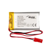 Li-Po battery 3.7V 850mAh 6x30x48mm with wires and JST SYP-02T-1 connector
