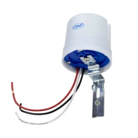 Dusk sensor switch white cup 3000W IP65 5-100lux