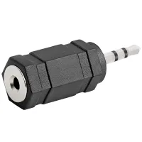 2.5mm stereo plug-3.5mm stereo socket