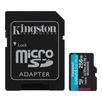 Kingston Canvas Go Plus Gen4 256ГБ карта памяти microSDXC + адаптер