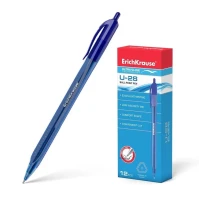Retractable ballpoint pen ErichKrause® U-28, Ultra Glide Technology, ink color: blue