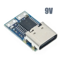 USB PD Trigger board, solder terminals 9V 0..5A