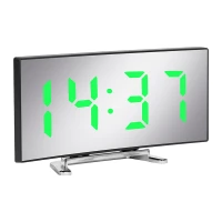 Kell peegel taust rohelised suured numbrid CL-03