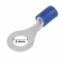 6.4mm ring terminal Blue