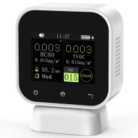 Akuga Õhukvaliteedi monitor HCHO VOC Rh Alarm
