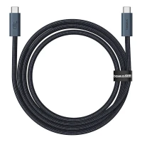 Baseus Flash Series 2 USB4 Full Featured Data Cable Type-C to Type-C 240W 1m Cluster Black