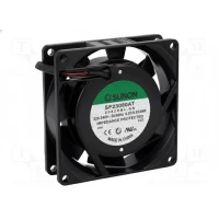 Ventilaator 80x80x25mm 230VAC ball 30.6m3/h 30dBA