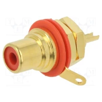 RCA pesa paneelile punane, kullatud Rean