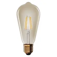 Deko LED lamp Püramiid niit E27 ST64 230VAC 4.5W 420lm 2200K