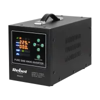UPS for heating 700W sine 12V with external battery LiFePO4/PB/GEL black