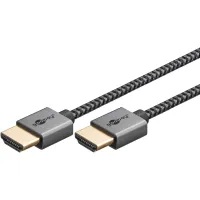 Кабель HDMI 2.0a 0,5 м Plus 4K@60Гц 18 Гбит/с серый Sharkskin