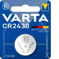 Battery 3V CR2430 260mAh Varta