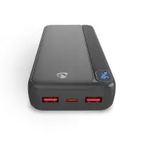 Powerbank 20000mAh 20W USB-C LED display black