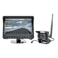 Wireless reversing camera and LCD monitor PNI TRK501 with DVR function, micro SD card slot, IR LEDs, for truck