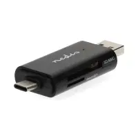 USB-A / USB-C card reader SD / microSD USB 2.0 Nedis