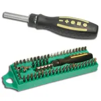 Screwdriver set 64 bits, special kit NB! BOX DAMAGED