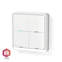 Zigbee switch 4-gang 12-combinations white battery