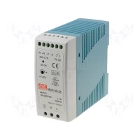 Блок питания на DIN рейку 24VDC 1.7A 40.8W 40*90*100мм